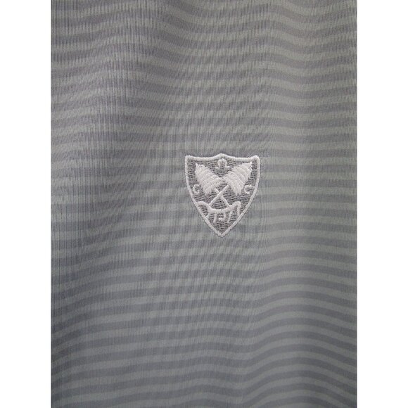 FootJoy Polo Shirt XL FJ Golf Pullover Rugby Striped Embroidered Logo - Picture 6 of 11